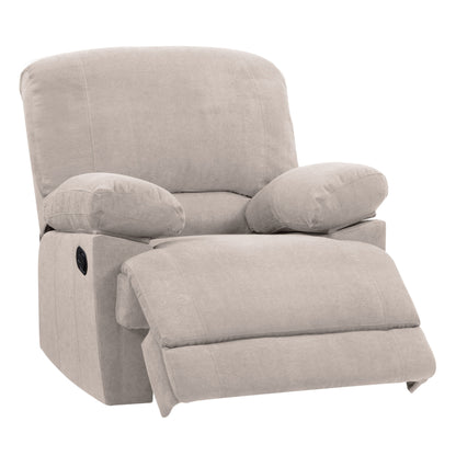 beige Extra Wide Recliner Lea Collection product image by CorLiving#color_beige