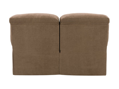 brown Power Reclining Loveseat Sofa Lea collection product image by CorLiving#color_brown