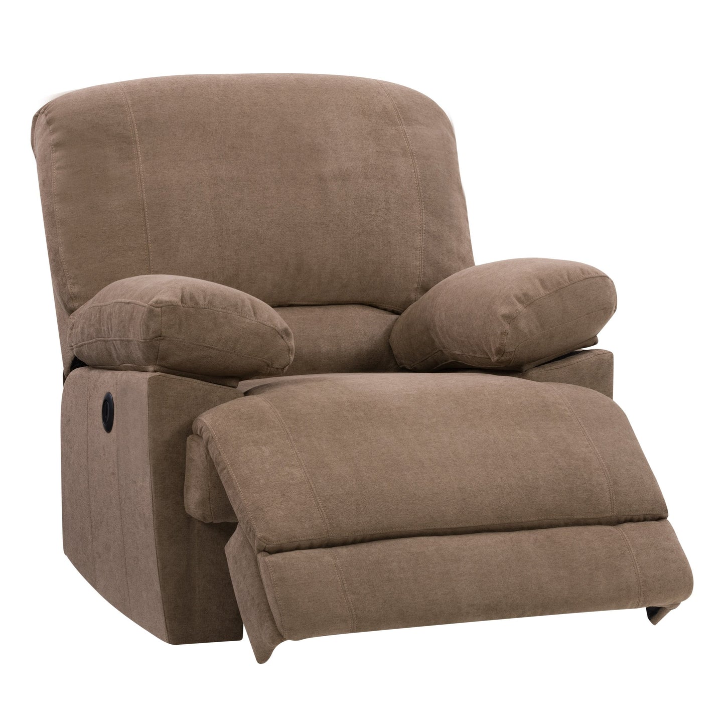 brown Recliner Chair with Remote Control Lea Collection product image by CorLiving#color_brown