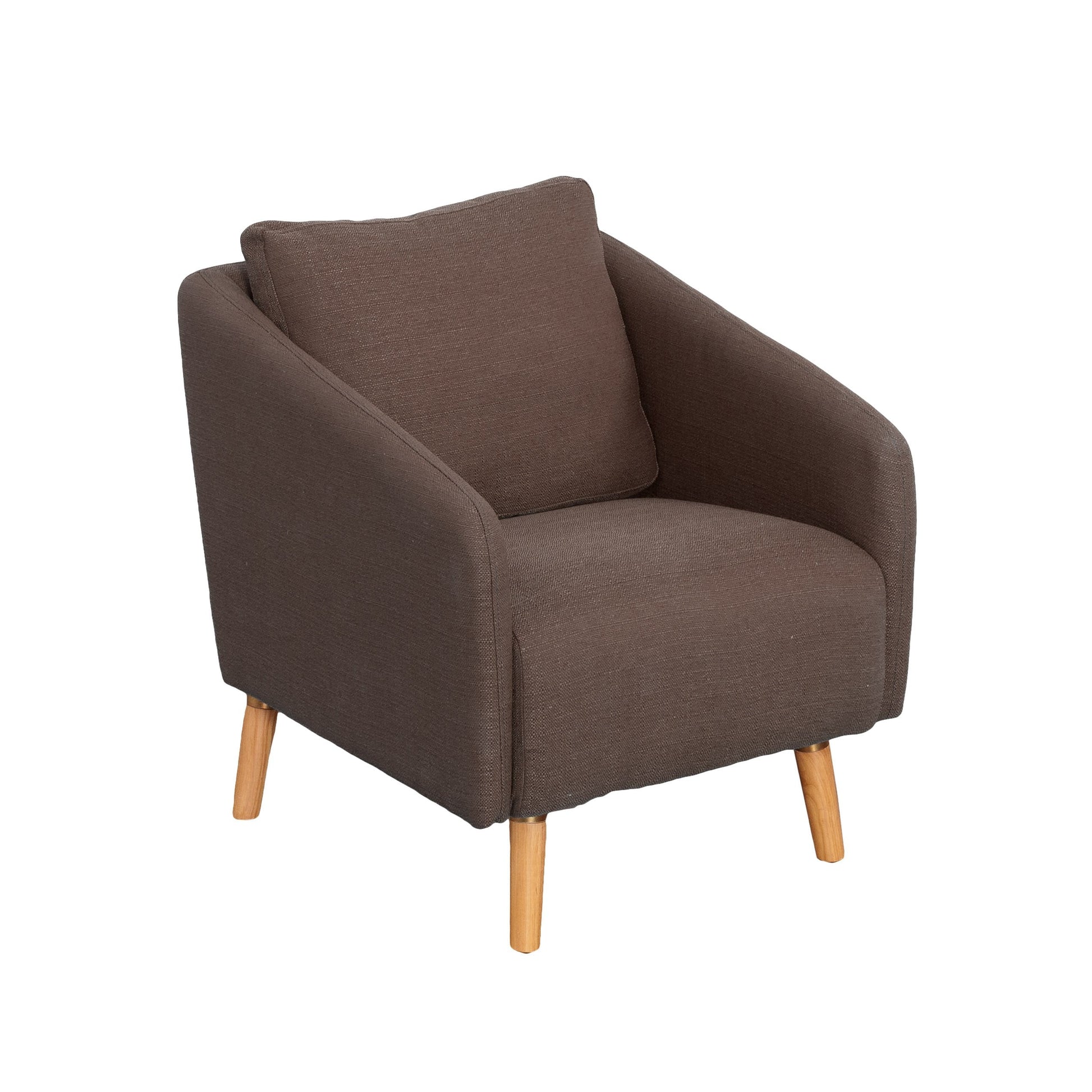 brown Modern Club Chair CorLiving Collection product image by CorLiving#color_brown