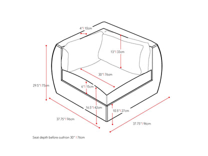 Outdoor Corner Chair