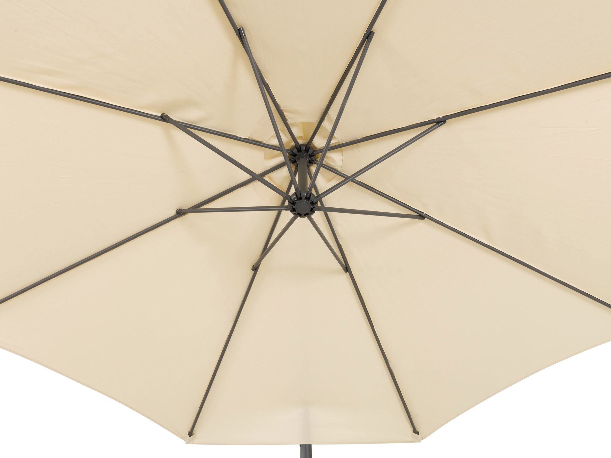 corliving corliving sandy brown offset patio umbrella with base Offset Patio Umbrella