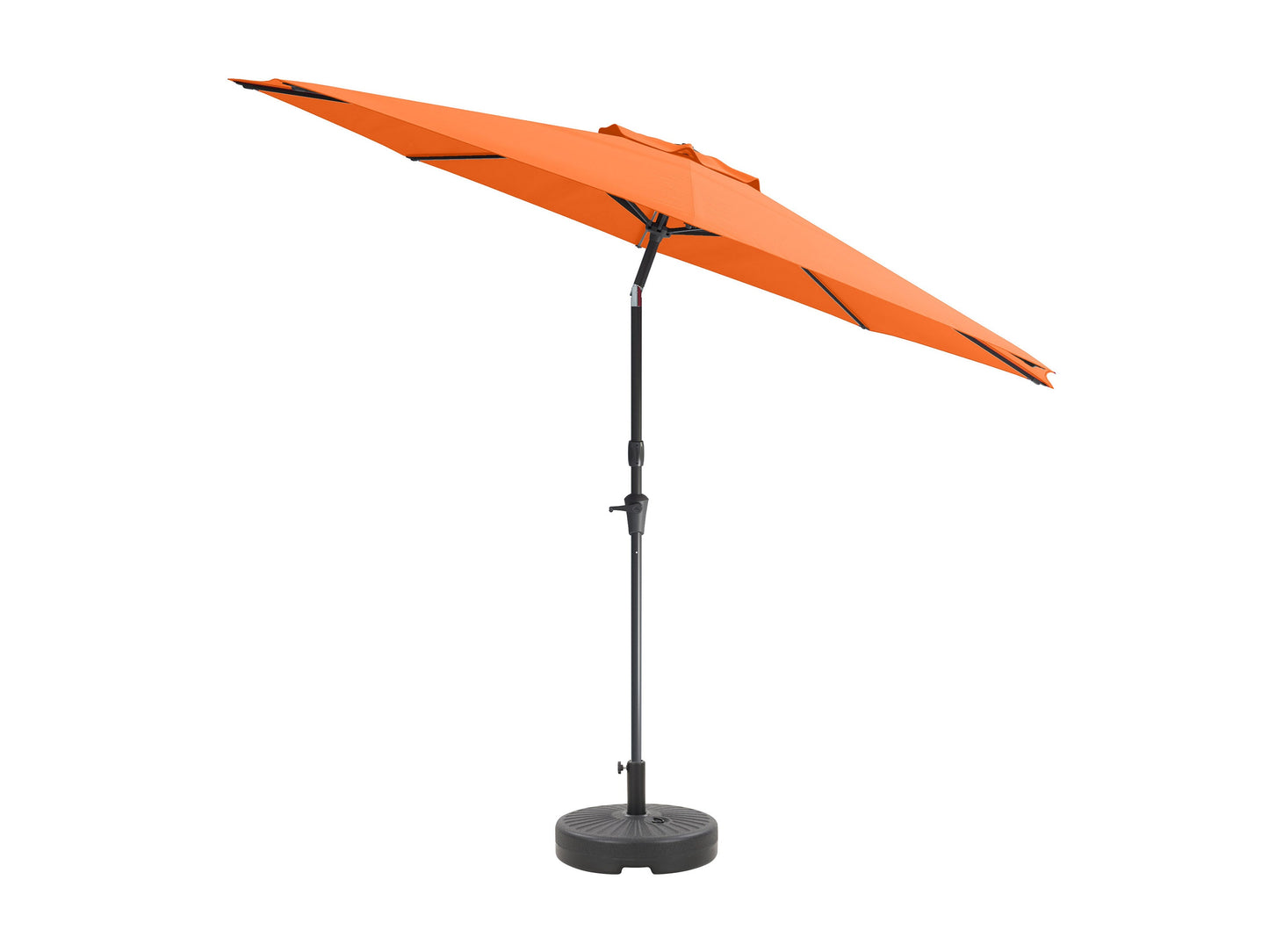 orange large patio umbrella, tilting with base 700 Series product image CorLiving#color_orange