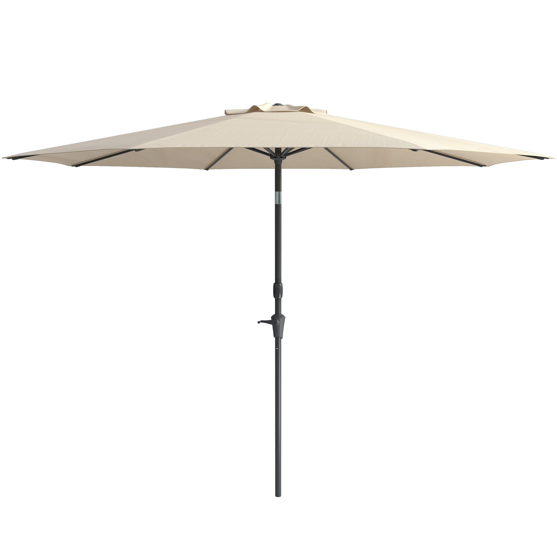 warm white large patio umbrella, tilting with base 700 Series product image CorLiving#color_warm-white