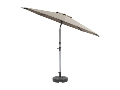 sand grey large patio umbrella, tilting with base 700 Series product image CorLiving#color_sand-grey