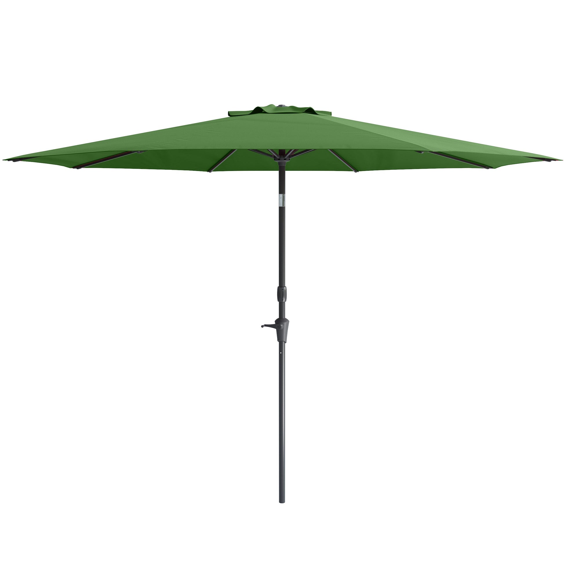 forest green large patio umbrella, tilting with base 700 Series product image CorLiving#color_forest-green