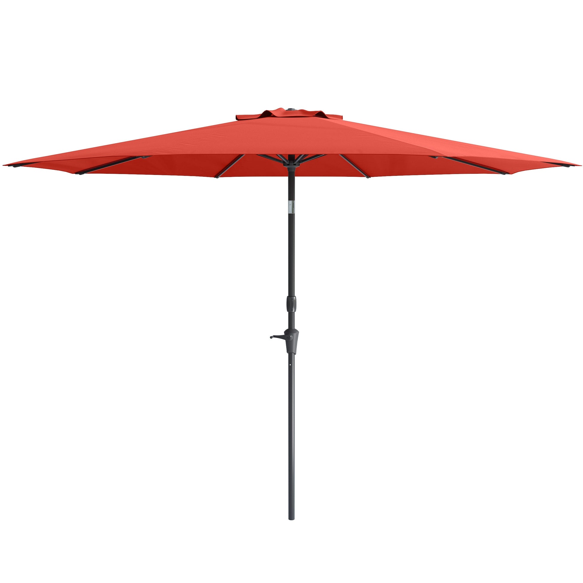 crimson red large patio umbrella, tilting with base 700 Series product image CorLiving#color_crimson-red