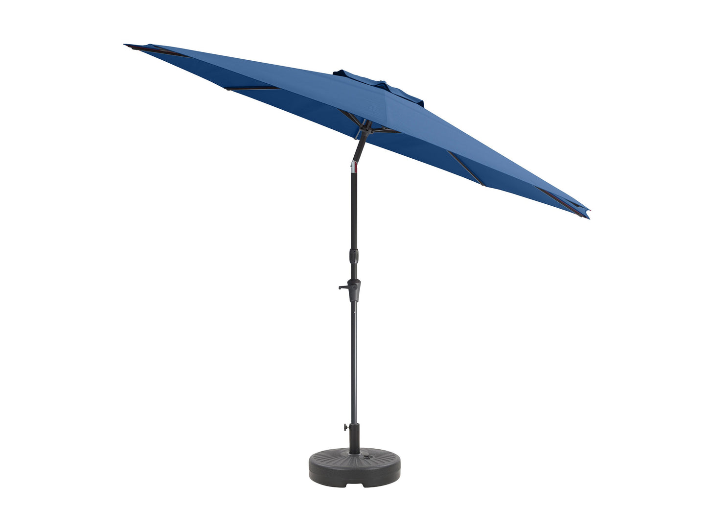 cobalt blue large patio umbrella, tilting with base 700 Series product image CorLiving#color_cobalt-blue