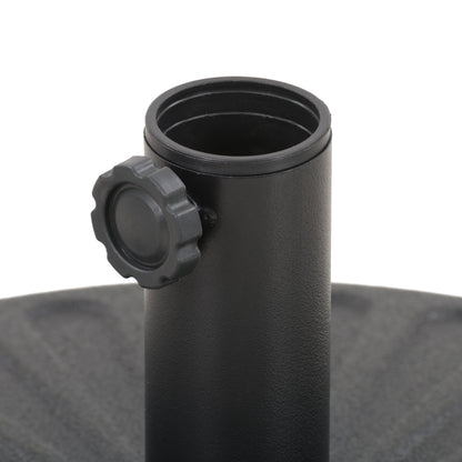 black large patio umbrella, tilting with base 700 Series detail image CorLiving#color_black