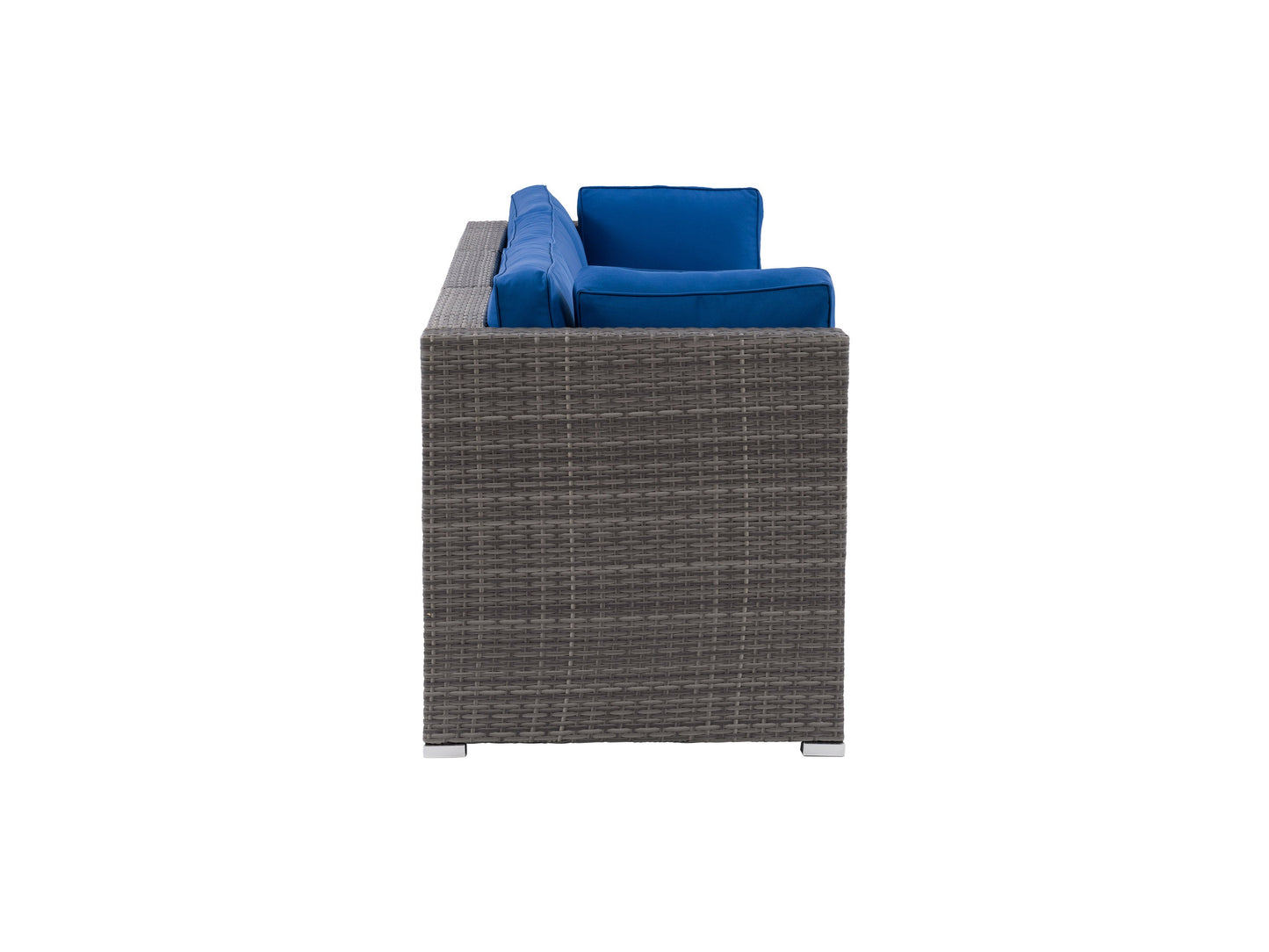 blended grey and oxford blue Outdoor Wicker Sofa, 3pc Parksville Collection product image by CorLiving#color_blended-grey-and-oxford-blue