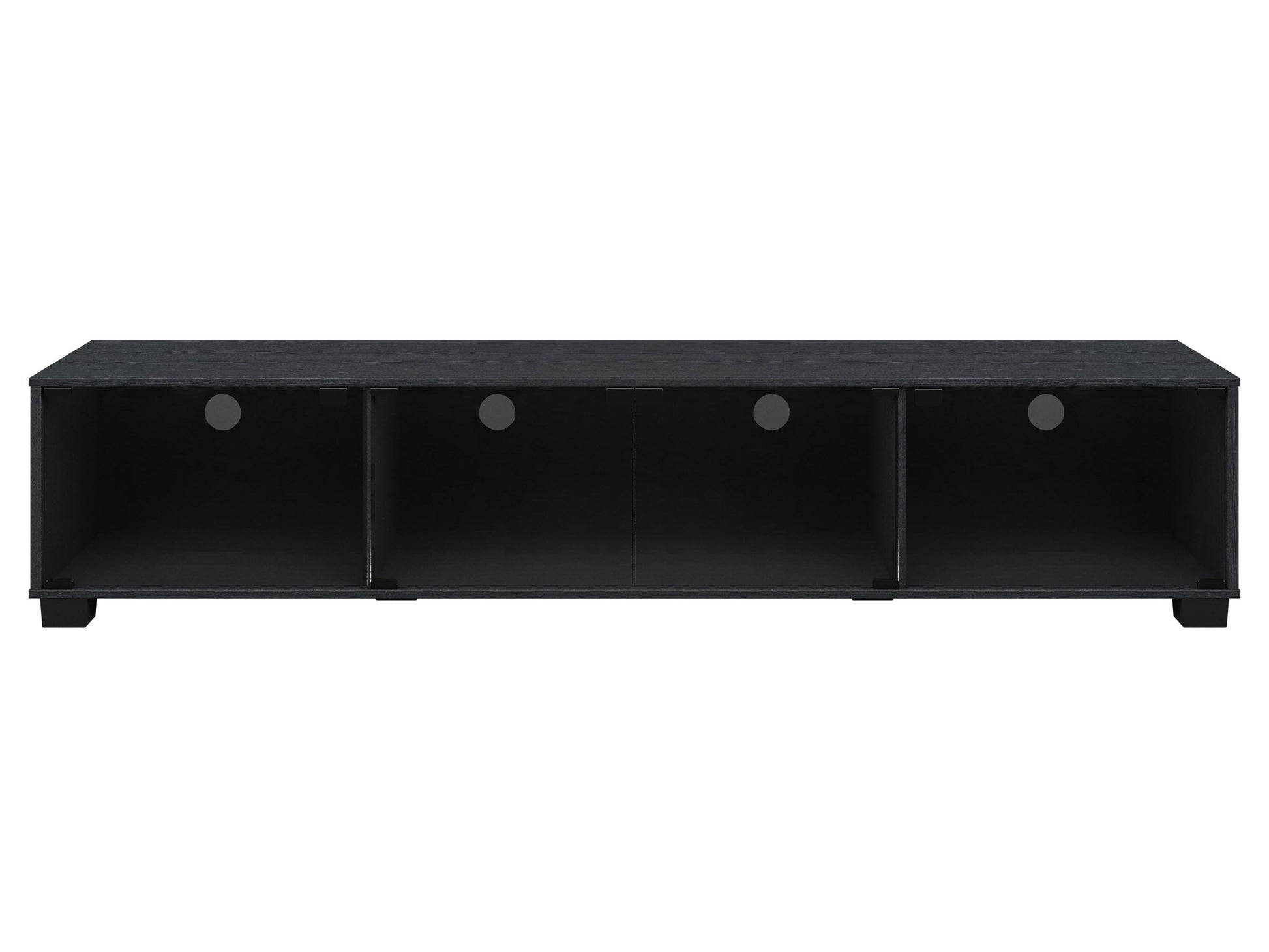 Black Glass TV Stand, TV's up to 85" Bromley Collection product image by CorLiving#color_bromley-black-ravenwood