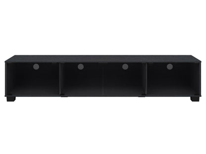 Black Glass TV Stand, TV's up to 85" Bromley Collection product image by CorLiving#color_bromley-black-ravenwood