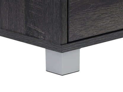 dark grey Modern TV Stand for TVs up to 55" Hollywood Collection detail image by CorLiving#color_dark-grey