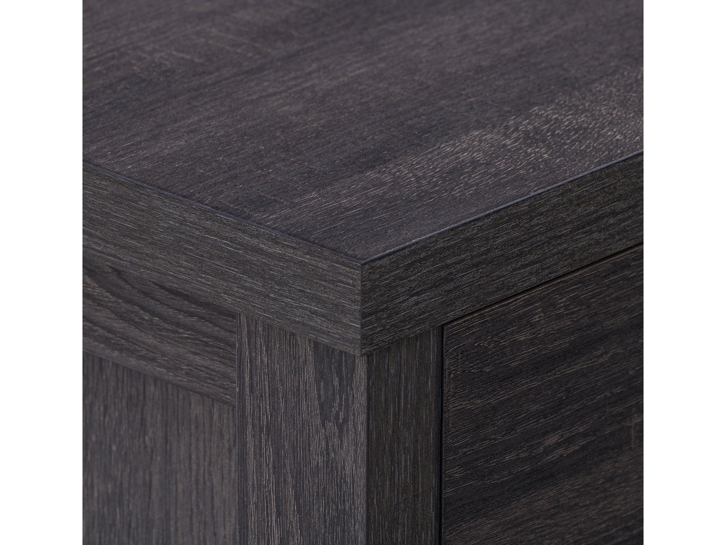 dark grey TV Cabinet with Doors for TVs up to 85" Hollywood Collection detail image by CorLiving#color_dark-grey