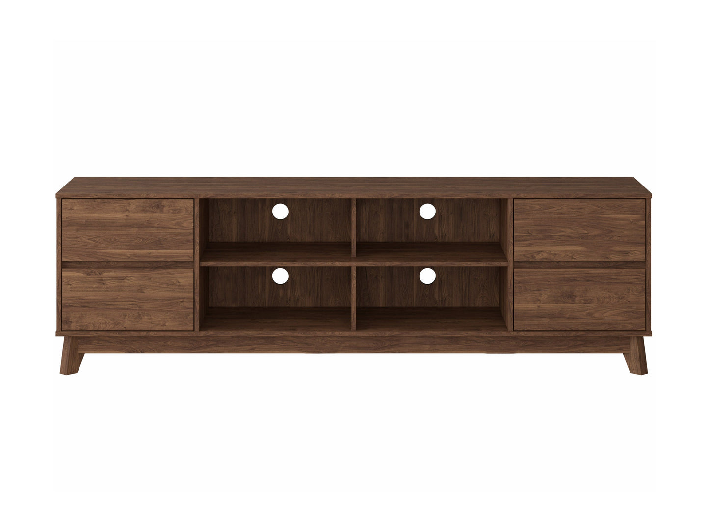 brown Modern TV Stand for TVs up to 85" Hollywood Collection product image by CorLiving#color_brown