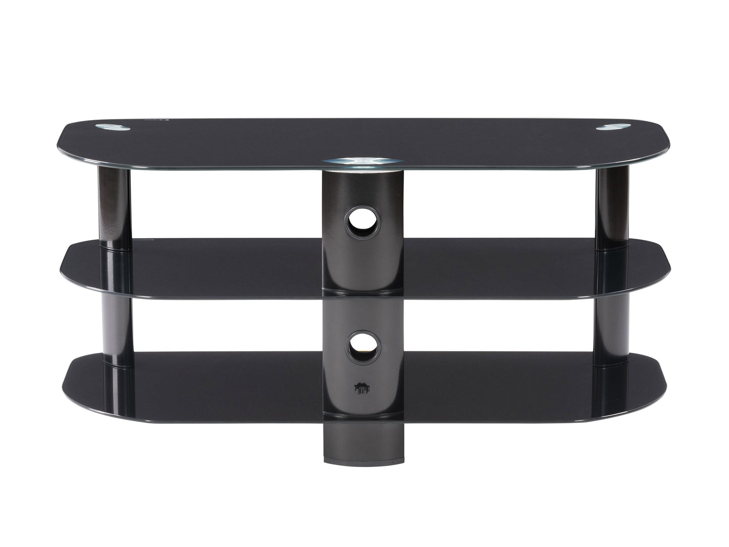 black Glass TV Stand for TVs up to 48" Laguna Collection product image by CorLiving#color_black