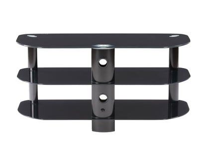 black Glass TV Stand for TVs up to 48" Laguna Collection product image by CorLiving#color_black