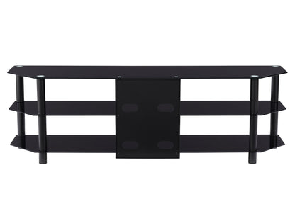 Black TV Bench for TVs up to 85" Travers Collection product image by CorLiving#color_black