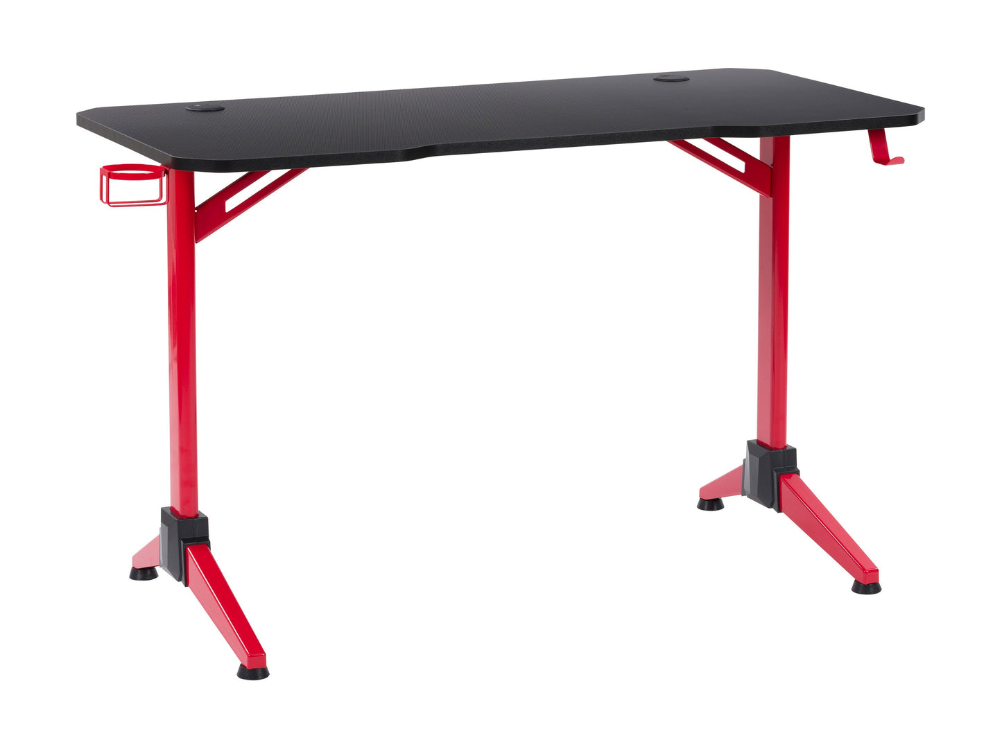 Red and Black Gaming Desk Conqueror Collection product image by CorLiving#color_red-and-black