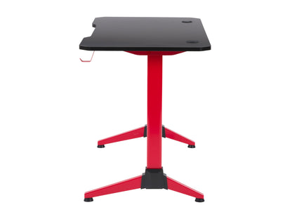 Red and Black Gaming Desk Conqueror Collection product image by CorLiving#color_red-and-black